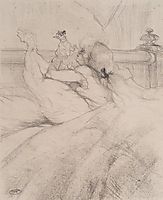 In Bed, c.1898, toulouselautrec