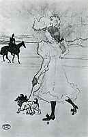 In the Bois, 1897, toulouselautrec