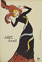 Jane Avril, 1893, toulouselautrec