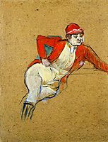 La Macarona in Riding Habit, 1893, toulouselautrec