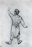 Man in a Shirt, From Behind, 1888, toulouselautrec