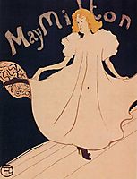 May Milton, 1895, toulouselautrec