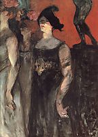 Messaline (between two extras), 1901, toulouselautrec