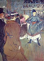 Moulin Rouge The departure of the quadrille, 1892, toulouselautrec