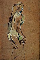 Nude Girl, 1893, toulouselautrec