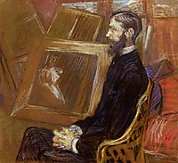 Portrait of Georges Henri Manuel, 1891, toulouselautrec