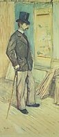 Portrait of M. Paul Sescau (Portrait de M. Paul Sescau), c.1891, toulouselautrec