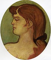 Portrait of a Woman of the House on the Rue d Amboise, 1892, toulouselautrec