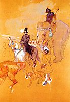 The Procession of the Raja, 1895, toulouselautrec