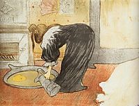 They Woman with a Tub, 1896, toulouselautrec