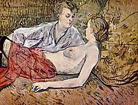 Two Friends, 1895, toulouselautrec