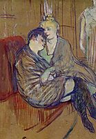 The Two Girlfriends, 1894, toulouselautrec