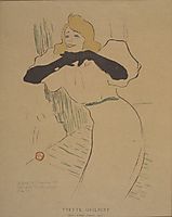 Yvette Guilbert, c.1894, toulouselautrec