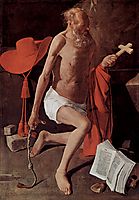 Repenting of St. Jerome, also called St. Jerome with Cardinal Hat, 1650, tour