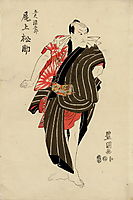 Kabuki actor Eisaburō Onoe I (Kikugorō Onoe III), c.1800, toyokuni