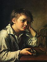 Boy with a Dead Goldfinch, 1829, tropinin