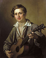 Guitarist, 1823, tropinin
