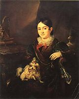 Obolenskaya NA, 1833, tropinin
