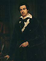 Portrait of the Actor V. A. Karatyghin, 1842, tropinin