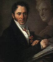 Portrait of the Artist N.I. Utkin with a Pencil, 1841, tropinin