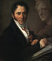 Portrait of the Artist N.I. Utkin with a Pencil, 1841, tropinin
