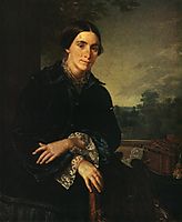 Portrait of E.A. Selivanovskaya, 1852, tropinin