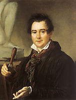 Portrait of Ivan Vitali, 1839, tropinin