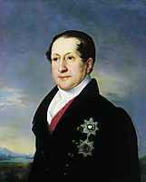 Portrait of Prince Golitsyn, 1828, tropinin