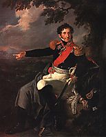 Portrait of the Prince P. I. Bagration, 1815, tropinin