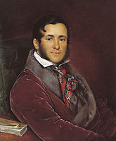 Portrait of Semyon Nikolayevich Mosolov, 1836, tropinin