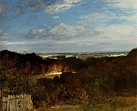 A View Towards The Seine From Suresnes, troyon