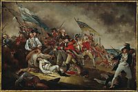 The Death of General Warren at the Battle of Bunker-s Hill, June 17, 1775, 1786, trumbull