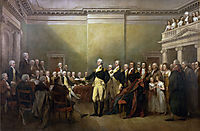 General George Washington Resigning his Commission, 1817, trumbull