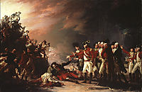The Sortie Made by the Garrison of Gibraltar, 1789, trumbull