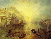 Ancient Italy Ovid Banished from Rome, 1838, turner