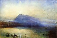 The Blue Rigi, Lake of Lucerne Sunrise, 1842, turner