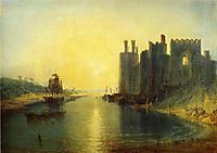 Caernarvon Castle, 1799, turner