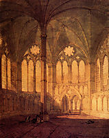 The Chapter House, Salisbury Chathedral, turner