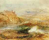 Ehrenbrietstein and Coblenz, 1840, turner