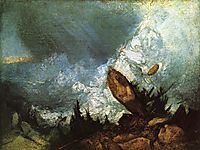 The Fall of an Avalanche in the Grisons, 1810, turner