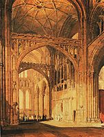 Interior of Salisbury Cathedral, 1802-1805, turner