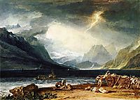 The Lake of Thun, Switzerland, 1806, turner