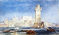 Rhodes, for Lord Byron-s Works, 1823-1824, turner
