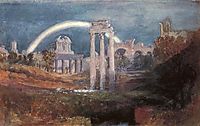 Rome, The Forum with a Rainbow, 1819, turner