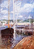 Boat Landing, c.1902, twachtman