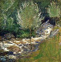 The Brook, Greenwich, Connecticut (aka Horseneck Falls, Greenwich, Connecticut), 1900, twachtman