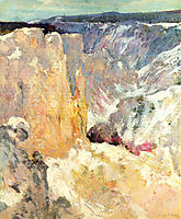 Canyon in the Yellowstone, c.1895, twachtman