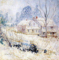 Country House in Winter, 1891, twachtman