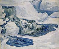 Falls in January, 1895, twachtman