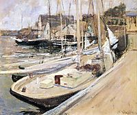 Fishing Boats at Gloucester, twachtman